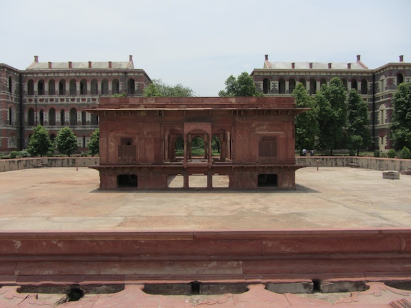 The Zafar Mahal, a late addition to the Hayat Bakhsh Bagh (Life-Bestowing Garden)