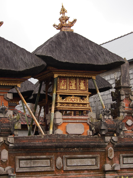 A Hindu home shrine near Ubud