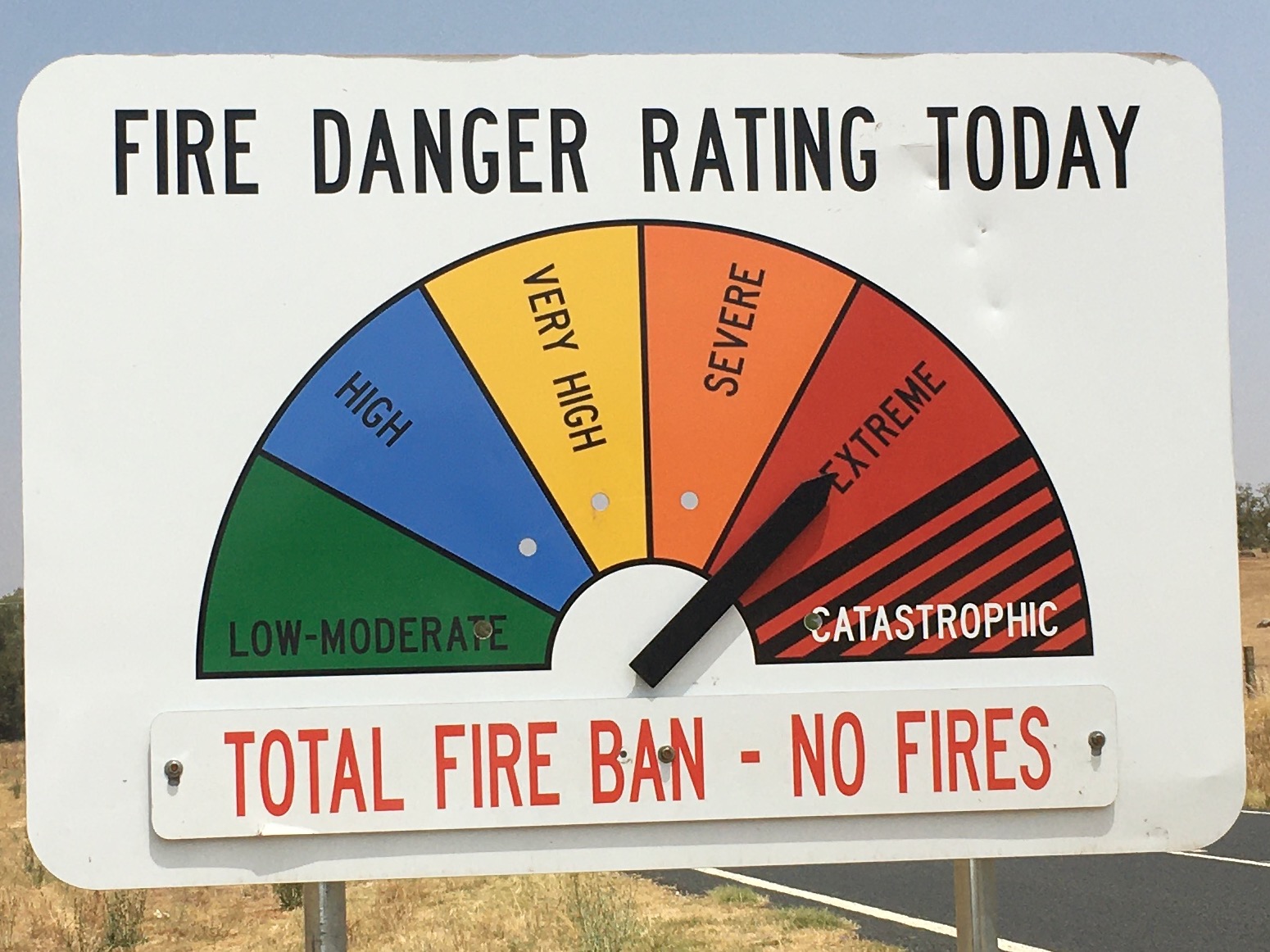 Bush Fires - Danger Rating - Extreme