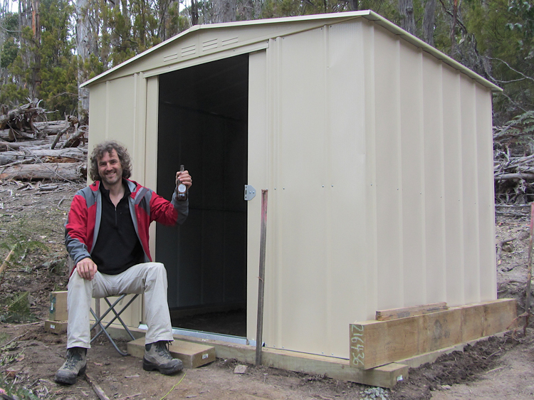 A man and his shed