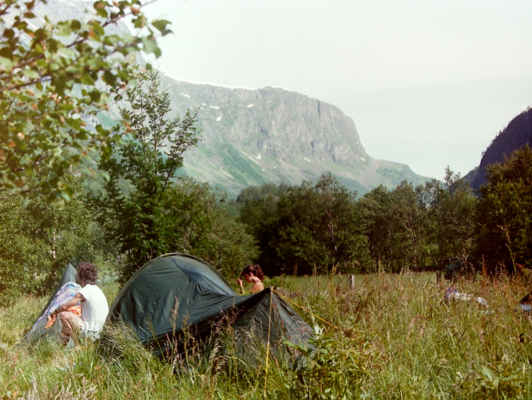 Half way down the Rallarvegan from Myrdal to Flam