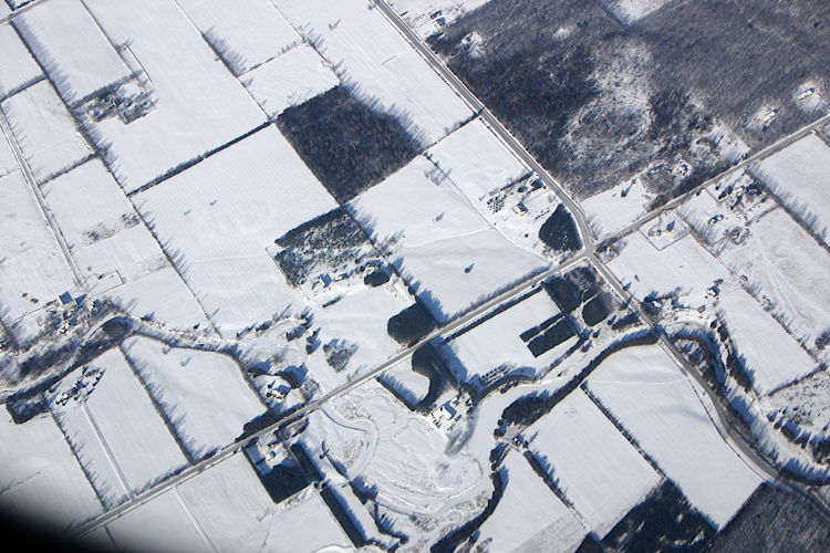 Toronto in the snow