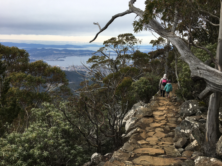 Berrima and Bronwyn on the Organ Pipes Track