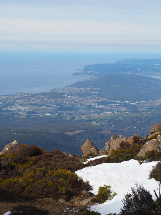 View of Kingston from Mt Wellington