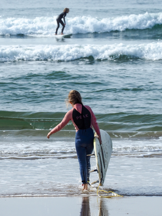 Berrima heads back out to the surf