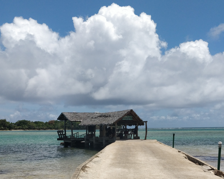 The jetty for Erakor Island