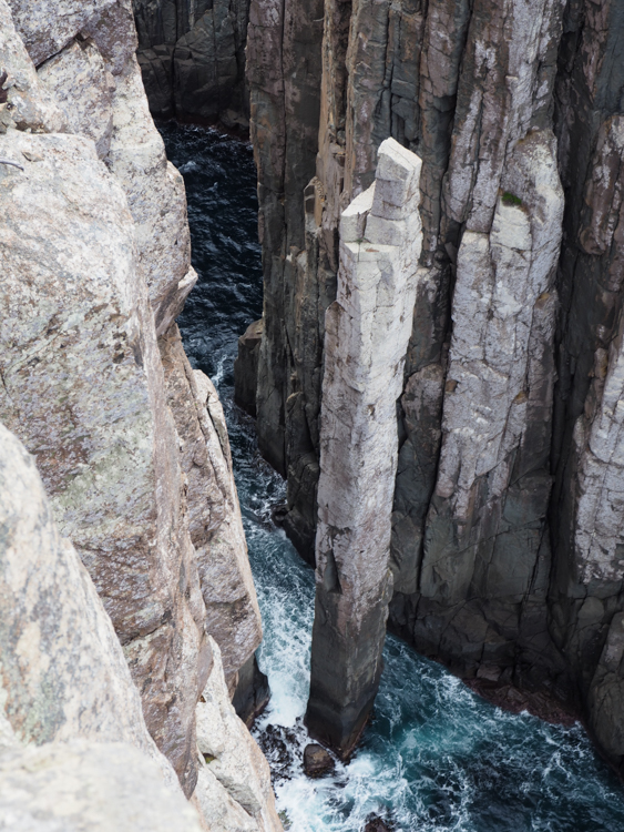 The Totem Pole on Cape Hauy, at the end of the Three Capes Track