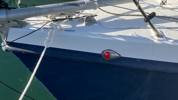 Little things: The port navigation light back in place