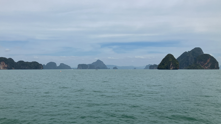 Islands and rocks in the Andaman Sea