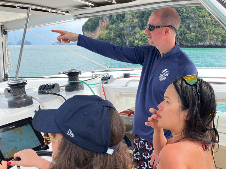 Rounding the north end of Ko Yao Noi 