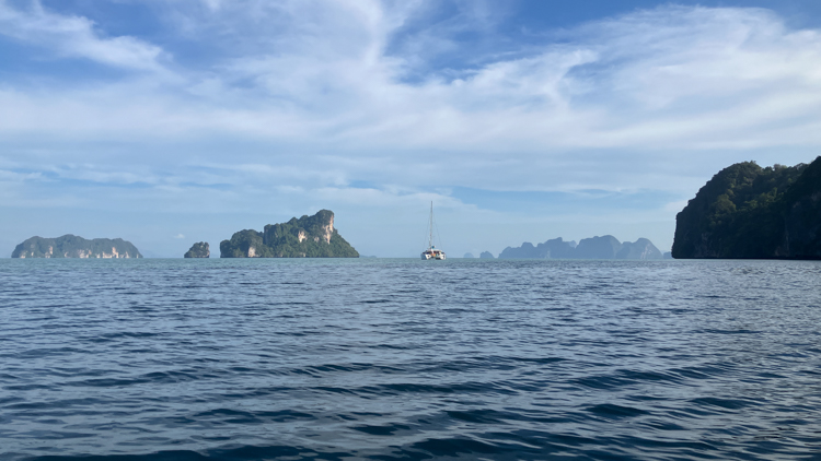 Eos at anchor off Ko Yao Noi