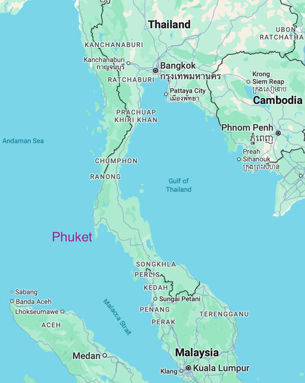 Map of Thailand