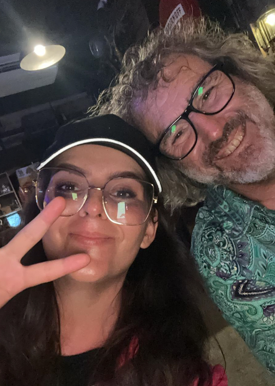 Ivana and Reinhard enjoy a beer in Phuket