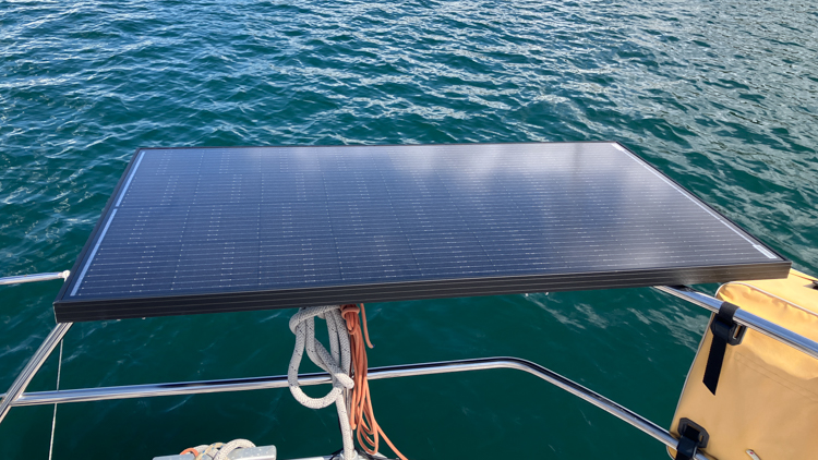 Solar panel starboard