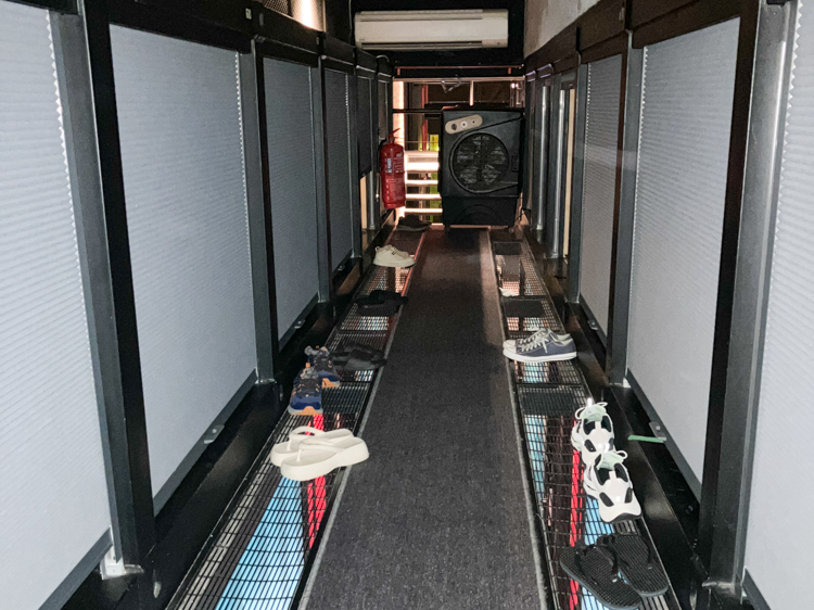 Capsule hotel at Kuala Lumpur airport