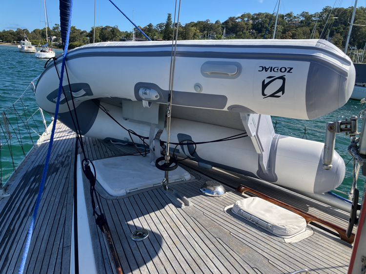 New Zodiac tender in Pittwater