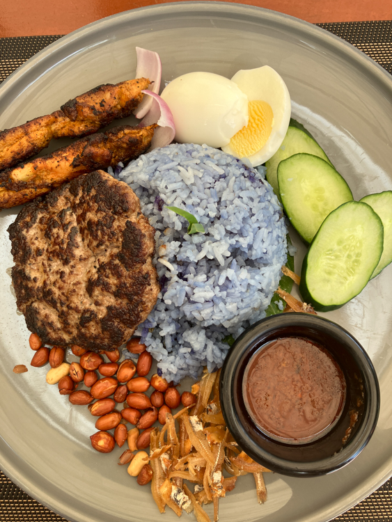 Nasi Lemak at David Brown's Restaurant at Penang Hill