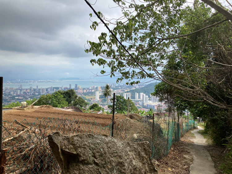 Agriculture above Middle Station, Penang Hill