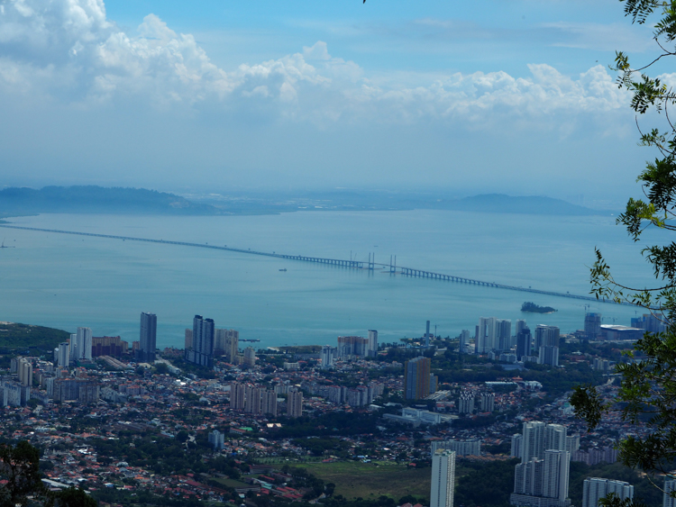 View from David Brown's Restaurant at Penang Hill