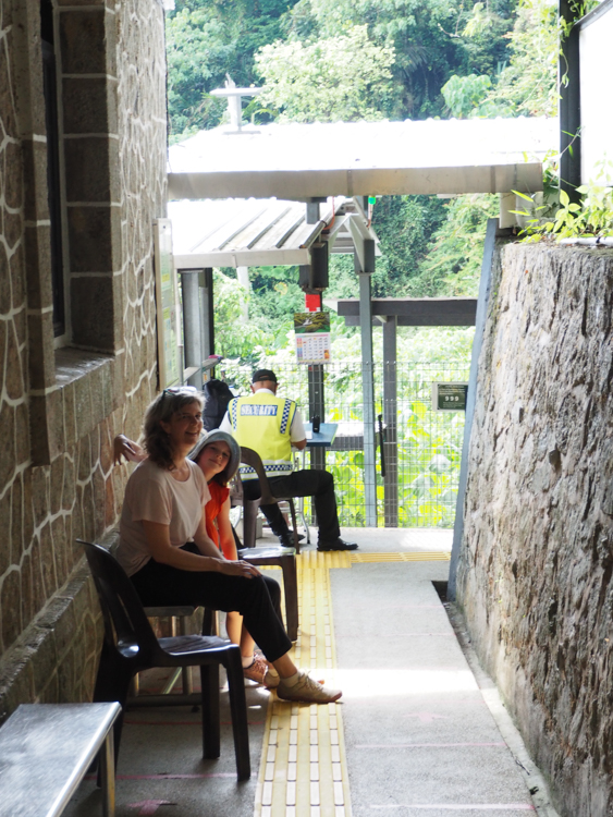 Waiting room at Middle Station