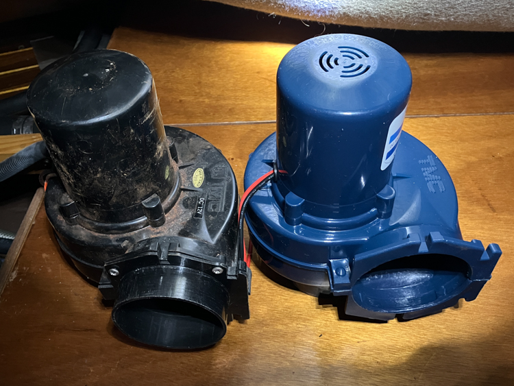 New and old TMC blowers