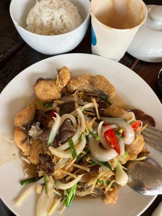Fish breakfast at Sea Far on Ko Kood