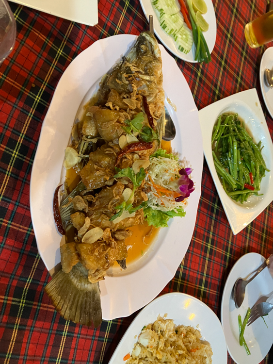 Sea Bass at Chow Lay