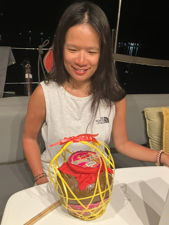 Vananh and a pot of yoo