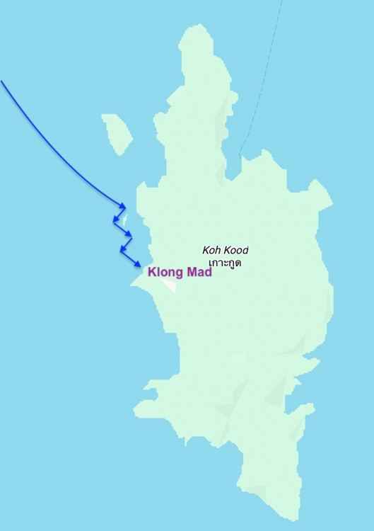 Map of Ko Kood